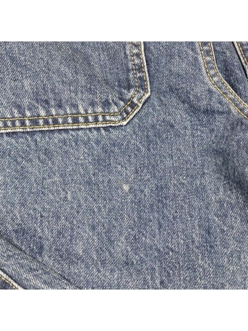 Everlane Cinched Utility Jean Blue Medium Wash High Rise Straight Leg Jean - Picture 14 of 15